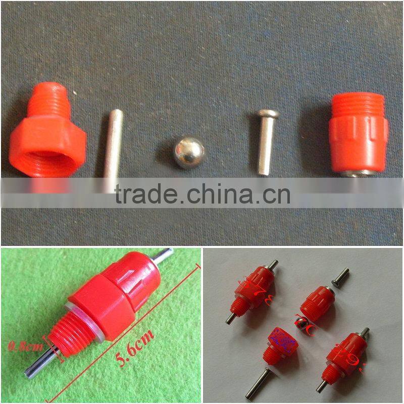 most popular high quality stainless steel /plastic chicken /broiler nipple drinker