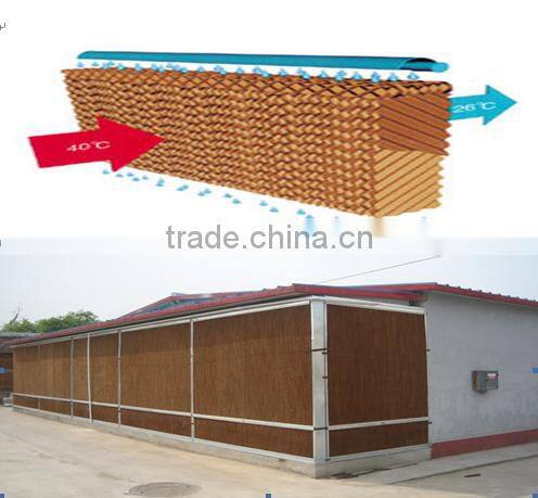poultry farm chicken house cooling pad system