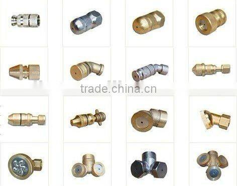 brass sprayer nozzle parts, cone nozzle and fan nozzle etc. sprayer parts for agriculture and garden sprayer, paint sprayer etc.