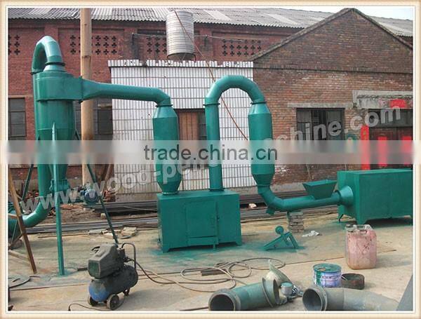 High efficiency rotary sawdust dryer for rice hulls, sawdust