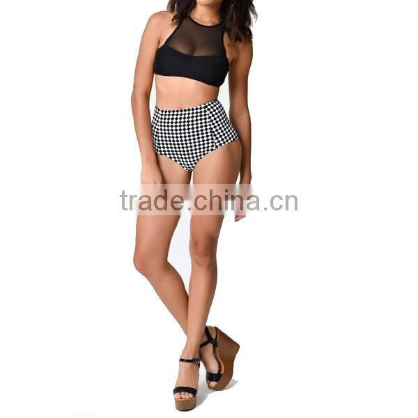 High Waist 2017 Sexy Swim Suit