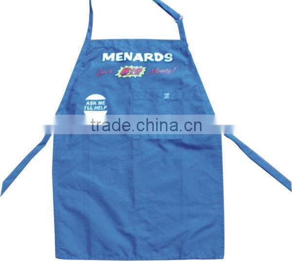 Promotional cotton kitchen apron With emboridery Logo, kitchen apron,Customized cooking apron