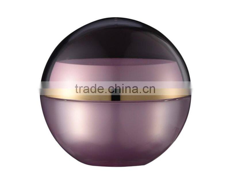 Professional wholesale high class high quality color customized PMMA empty luxury cream jar