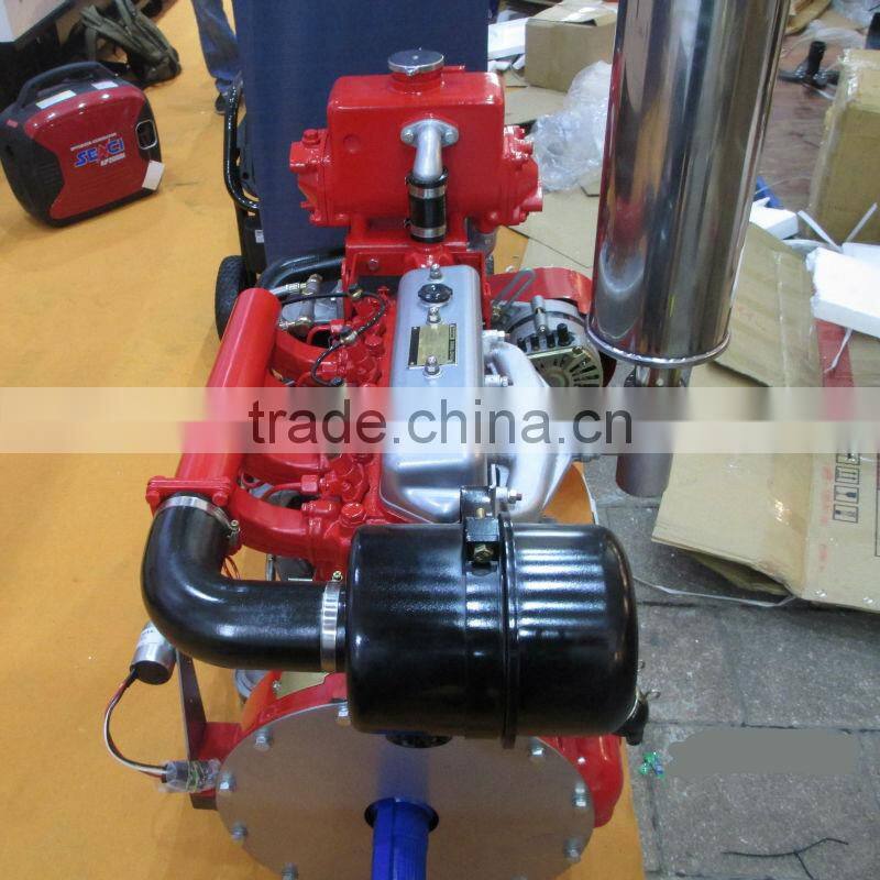 Fire fighting equipment diesel engine with heat exchanger 480