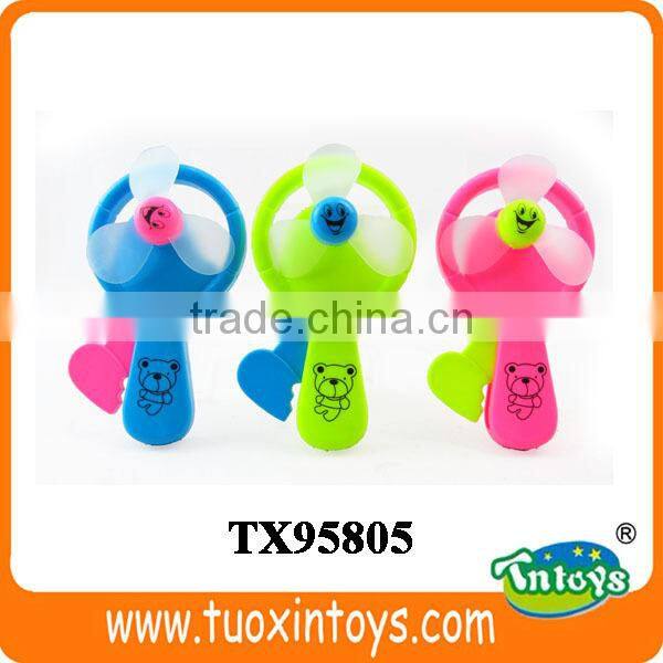 Plastic cartoon mini USB fan, USB mini desk fan