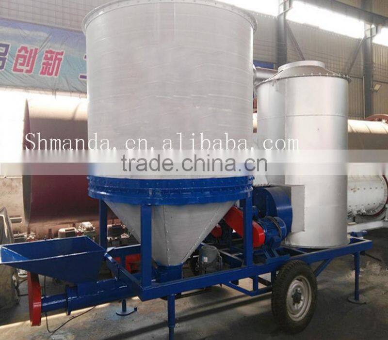 delicate stucture less grind low temperature circulating small grain dryer for sale