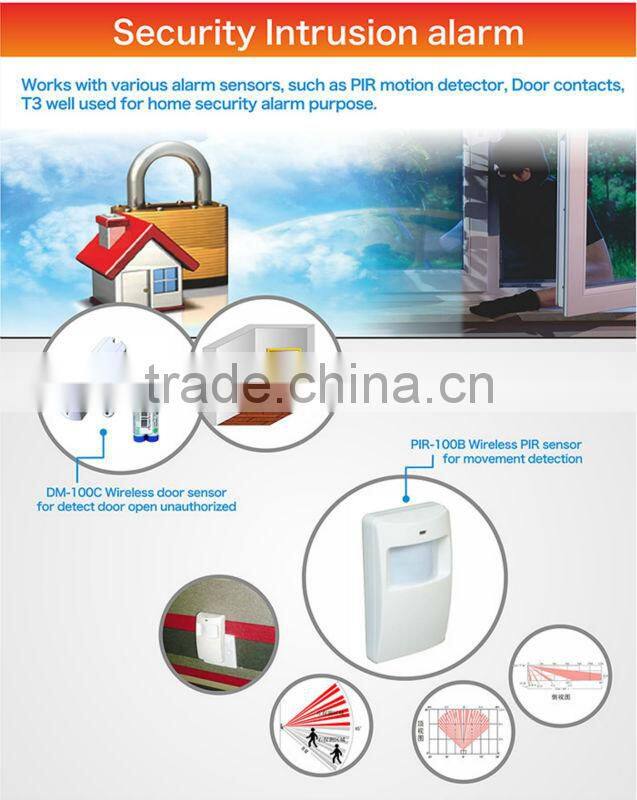 medical elderly alarm monitoring system GSM auto dialer