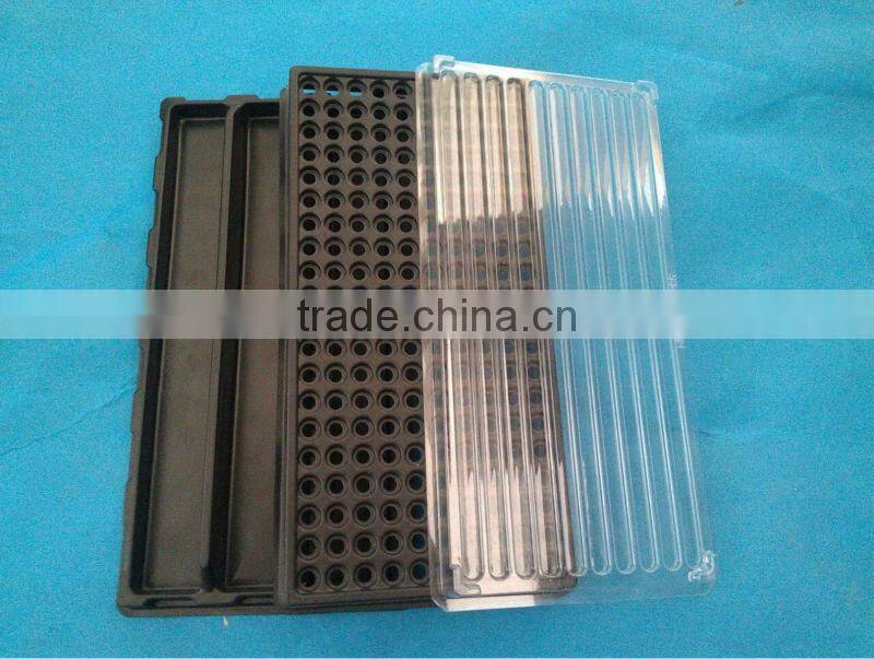 Anti static electronic packaging clamshell