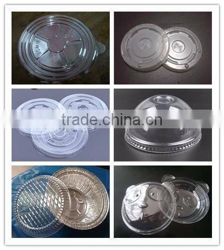 disposable clear plastic dome lid for cup