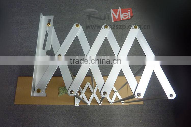 solid metal folding towel display rack