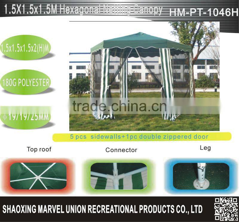 Hexagonal Netting Gazebo