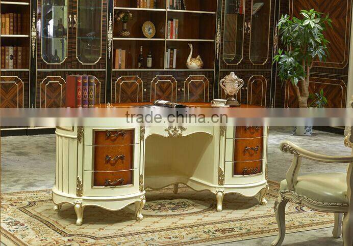 European Fashionable Working Desk, Beautiful Design Wooden Writing Desk, Study Room Working Table for Homes (BF01-ML053)