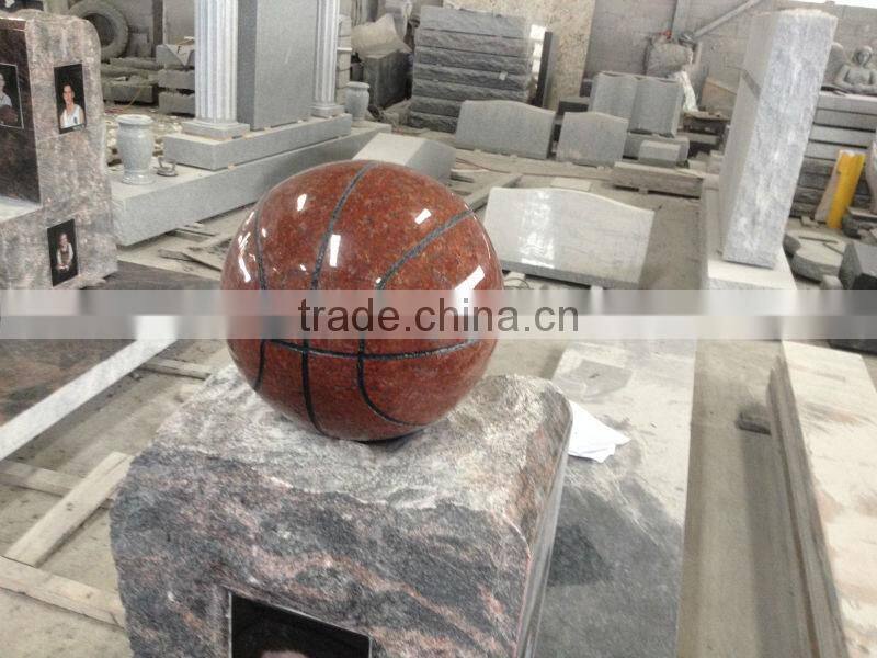 Imperial red granite basketball
