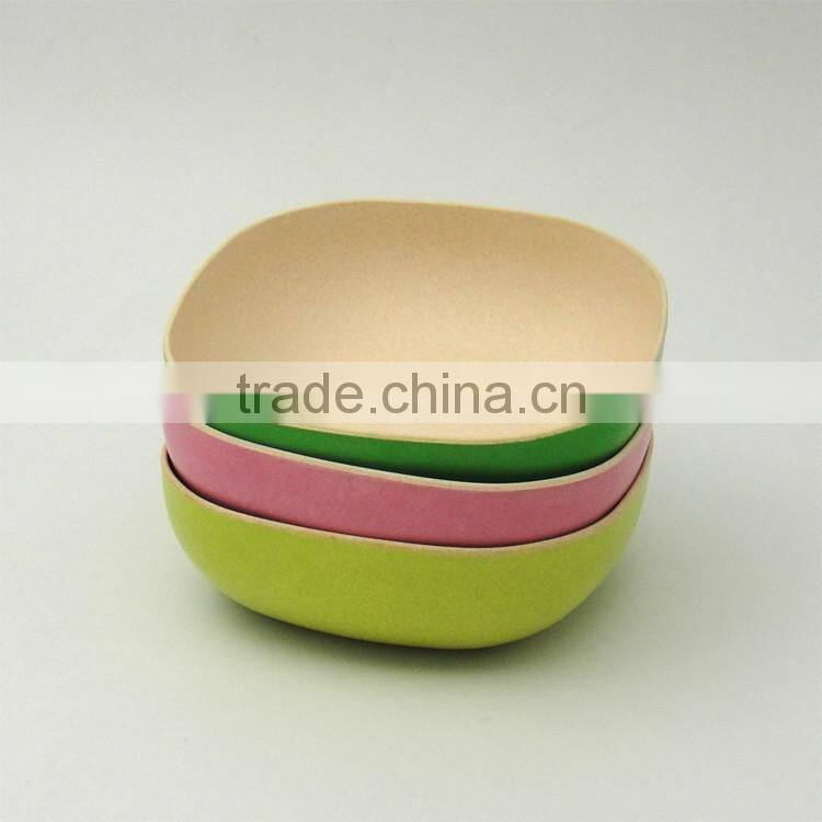 bamboo fiber bio and eco small round bowl