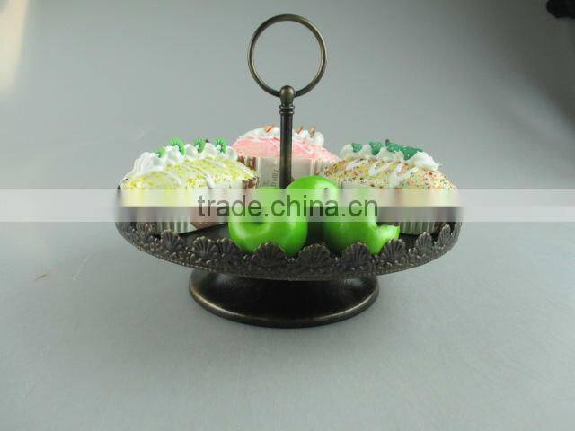 Metal material cake stand for weeding/daily use