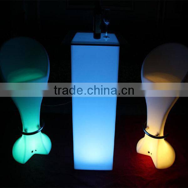 plastic material adjustable commercial wine bar furniture