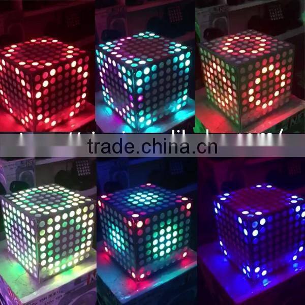 hot sale Dong Guan Patent Disco Wedding Decoration Lighting Equipment 3D Magic Led Cube
