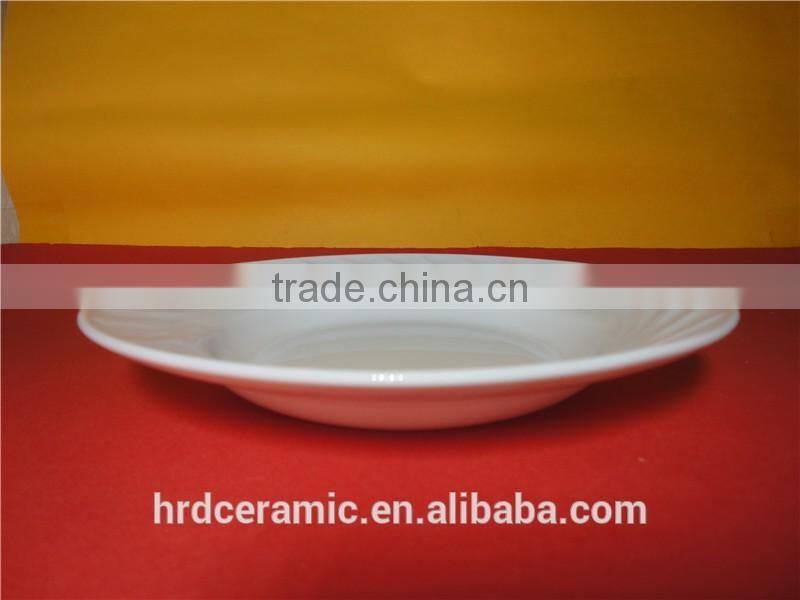 European design opal dinner set 8" opal glass dinner plates