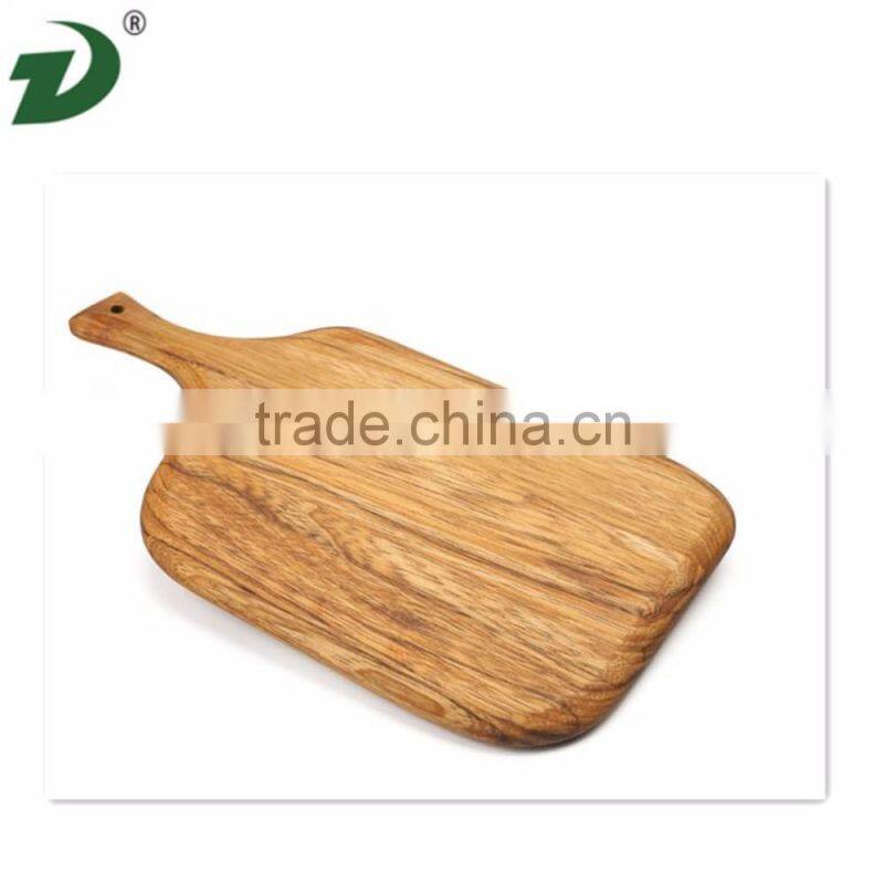 Wood bread board with handle