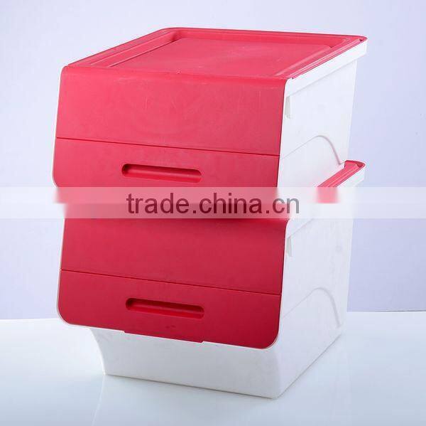 emc 3702 hot plastic storage box with foldable lid