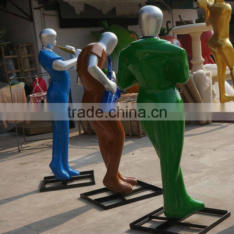 Fiberglass music term character figure