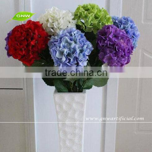 GNW FLH09 Chinese Festival Beautiful Silk Blossom Artificial Hydrangea Flower Home Decorative Wreaths