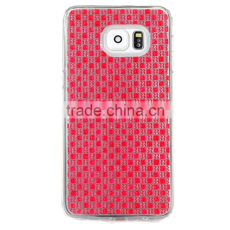 For Samsung s6 s7 edge/s6 s7 plus TPU cell diamond phone case with cheap price