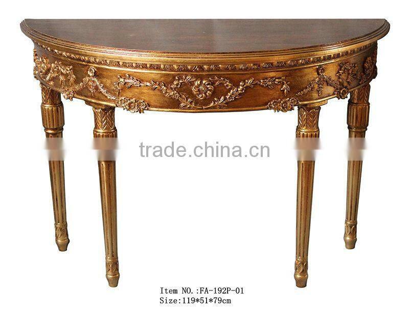 Gold leaf console table/living room furniture FA-192P-01