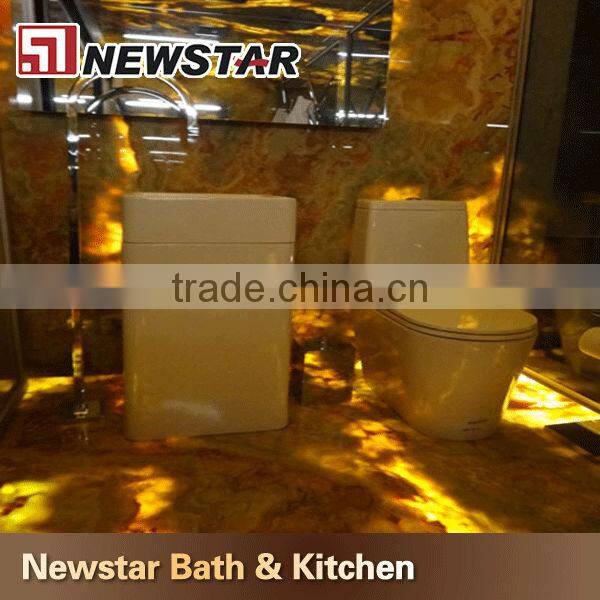 yellow onyx bathroom tile&vanity top