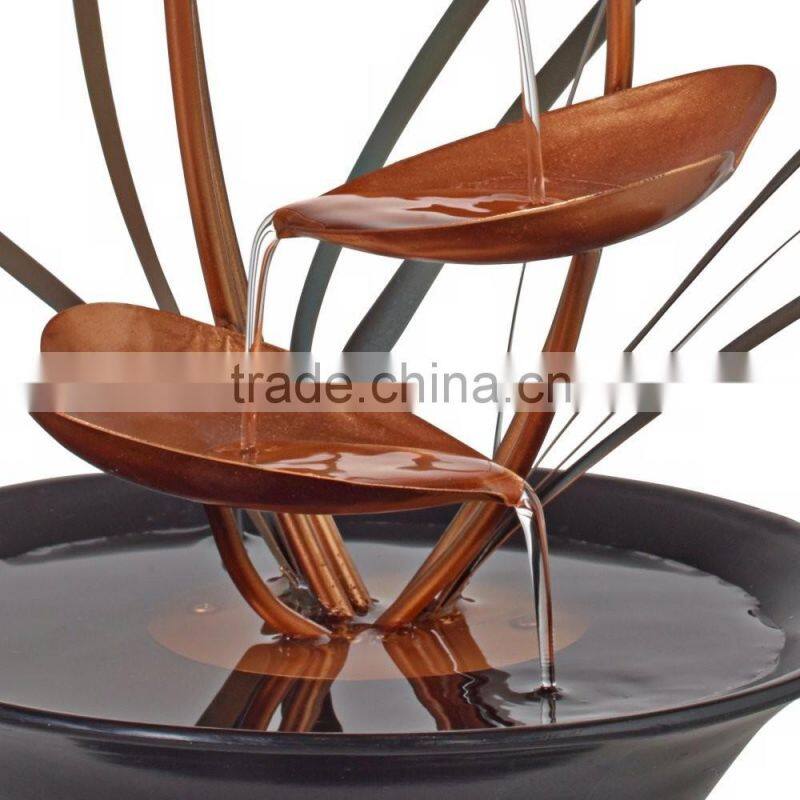 Flower Indoor Tabletop Water Fountain