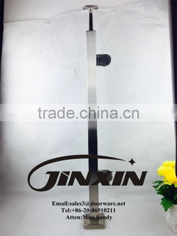 Four Star Hotel Top Balcony Flat Bar Balustrade With Hole