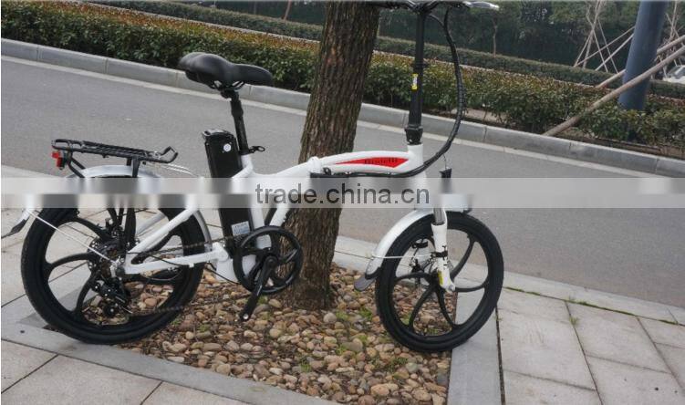 CE approved 250w 20 inch foldable/folding electric bike