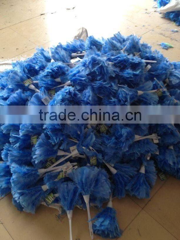 color natural turkey feather duster