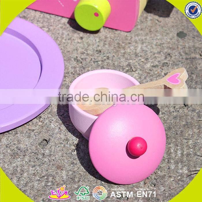 Wholesale educational baby wooden play kitchen accessories funny kids pretend wooden play kitchen accessories W10B109-S