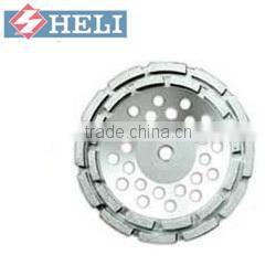 double row cup wheels for granting diamond