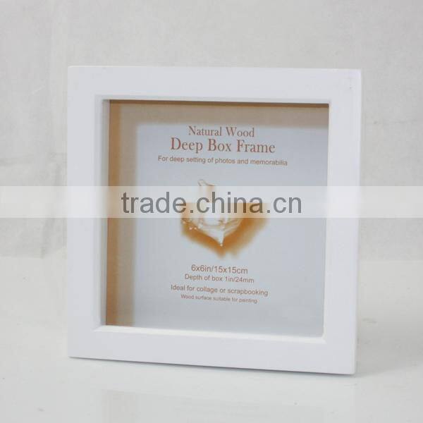 2016 wholesale wooden photo frame, cheap wooden picture photo frame W09A018
