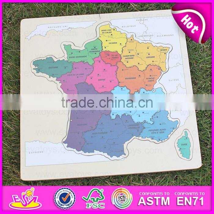 2016 New products children educational toy wooden card puzzle games W14C073