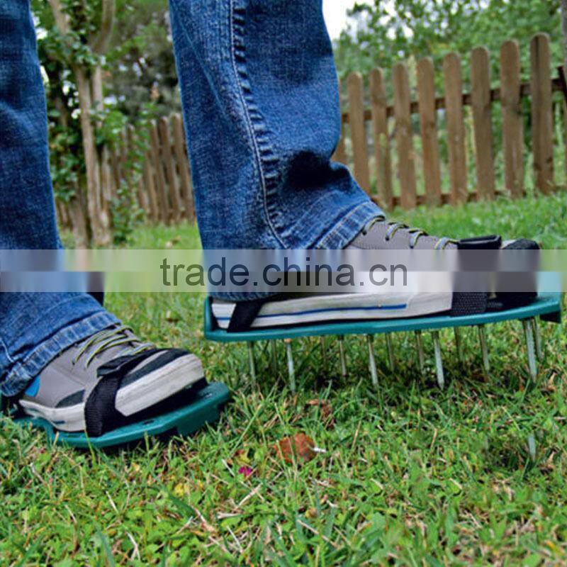 Lawn Loosen The Soil Care Grass Sod Spike Spiked Strap Shoes Garden Tool