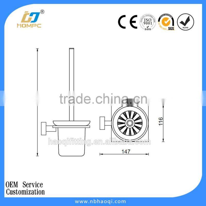 toilet brush with holder