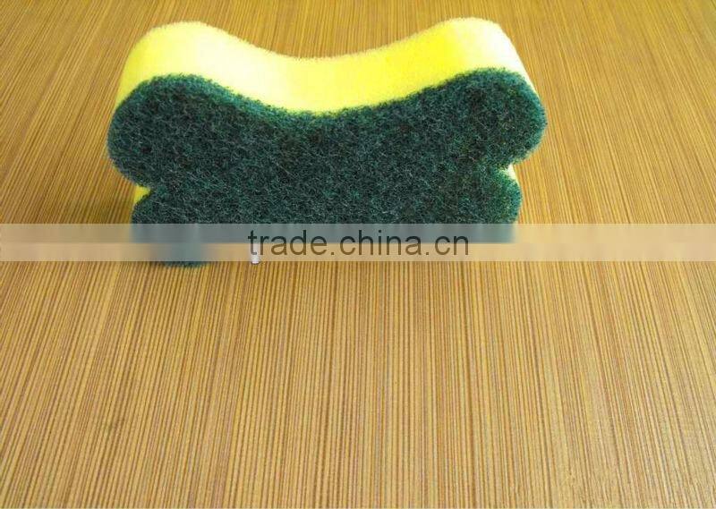 compressed bathroom cleaning sponge