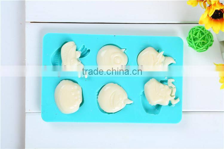 Funny kitchen cute cake mold silicone animals,silicone animal soap molds