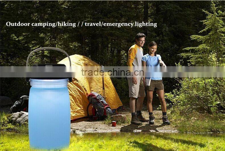 2016New outdoor travel portable folding cup multi-function folding magic cup kettle silicone folding water bottle