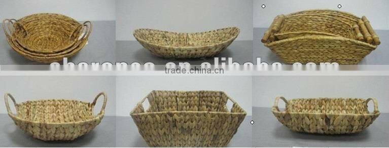 Basket 2013 fashionable design,from various material,such as willow,seagrass,wood,water Hyacinth