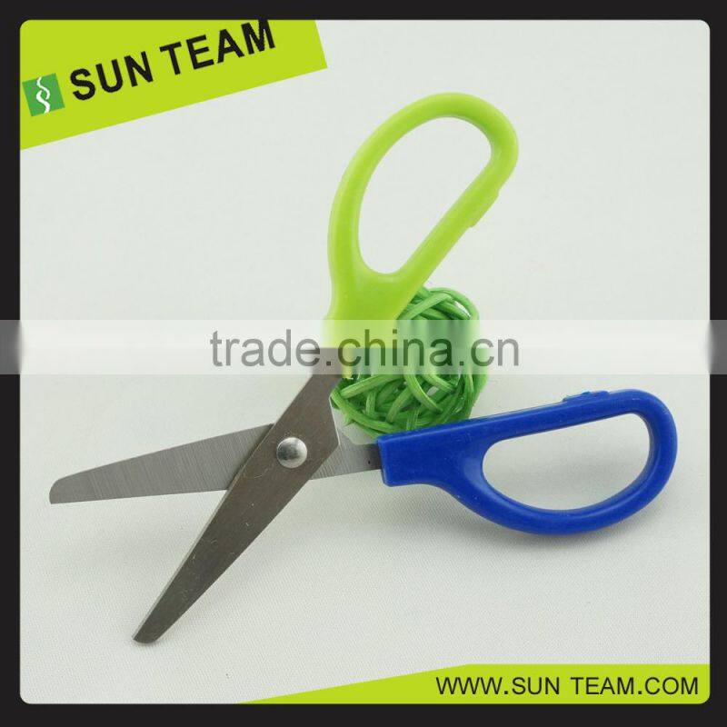 SC032 4-1/4" professional stainless steel two color PP handle office scissor