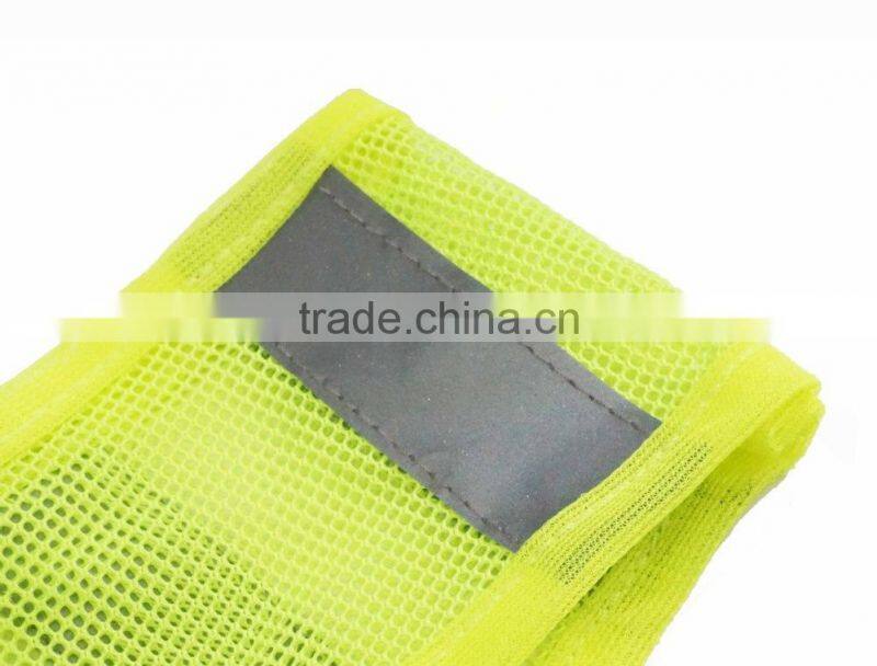 Night Cycling Riding Running Outdoor Sports Reflective Safety Vest Brilliant Green