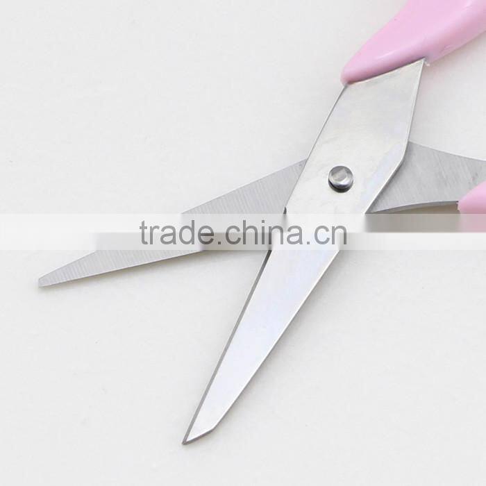 Pink Handle Stainless Steel Blade Scissors with Two Sizes