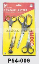 3pcs kitchen scissors set with blister card