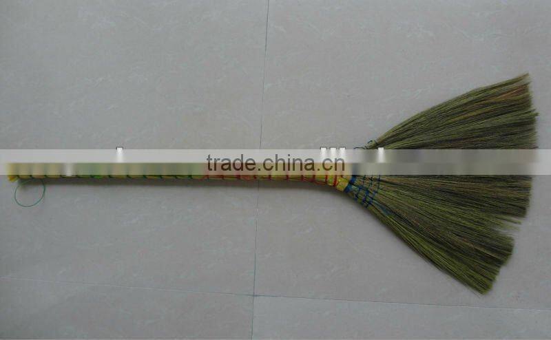 Natural sorghum grass sweeping street broom