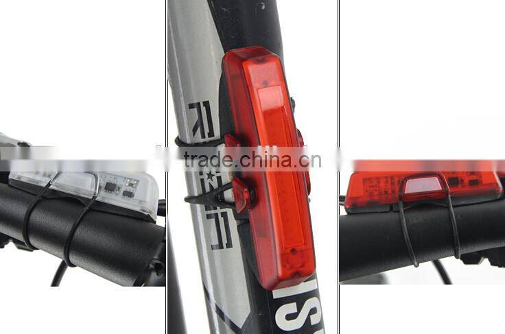 Raypal Waterproof Bicycle Led Lights Led Set USB Rechargeable Bike Light