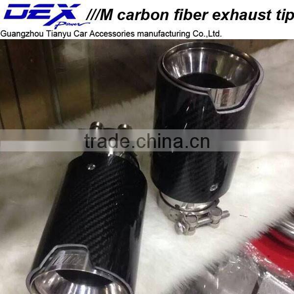 high quality auto part exhaust muffler system for BM---W ///M carbon exhaust tip